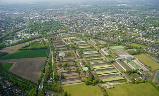 Mit 54 Hektar ist die ehemalige Barker-Kaserne die größte frei werdende innerstädtische Konversionsfläche in Paderborn. - Gerd Vieler