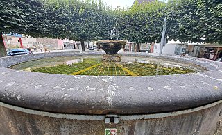 Heute kaum vorstellbar, doch einst gab’s Trinkwasser aus dem Steinheimer Kump. Heute dient der Brunnen samt Baumkranz den Bürgern als Treffpunkt. - Madita Schellenberg