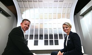 Häckers Marketing-Experten Karsten Bäumer und Karin Padiner. - GERALD DUNKEL