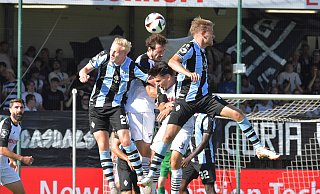 Drittligist SC Verl kann sich beim Heimspiel gegen Waldhof Mannheim im eigenen Stadion nur einen Punkt sichern. Das Spiel endet unentschiede – 1:1. - Jens Dünhölter