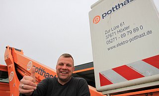 Hauke-Harm Burfeind von Elektro Potthast Höxter. - David Schellenberg/Archiv