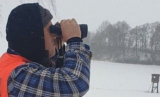 Auch als Mitte Februar 2021 hoher Schnee lag und frostige Temperaturen herrschten, wurde intensiv nach Ulrich R. gesucht. Zahlreiche Leute halfen mit, suchten Hochsitze und Hütten ab. - Privat