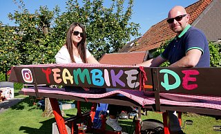 Ilona und Robert Marske haben das Teambike mit viel Herzblut renoviert und suchen immer neue Ideen für Verbesserungen und Konzepte, die sie noch umsetzen können. Für Vorschläge sind sie jederzeit offen. - Sonja Vollmer