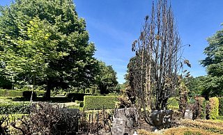 Nach den Vorfällen auf dem Gütersloher Friedhof hat die Kripo die Ermittlungen aufgenommen. - Wolfgang Wotke