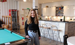 Katharina Wolff ist die neue Leiterin des Jugendzentrums Zebra in Enger, das sie selbst noch als Kind kennt. - Celina Allard