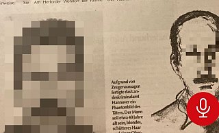 Die Fahndungsbilder aus der damaligen Zeit: Die NW hat sie unkenntlich gemacht. - NW Archiv