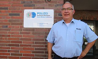 Thomas Wiesinger hat im Herbst 2023 die Leitung der Polizeiwache Lübbecke übernommen, die auch für Hüllhorst und Preußisch Oldendorf zuständig ist. - Frank Hartmann