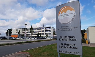 Im St.-Rochus-Krankenhaus Steinheim sollen künftig Corona-Patienten, die keine Symptome mehr aufweisen, behandelt werden. - Madita Schellenberg