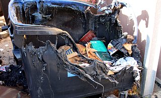 Die Kripo ermittelt nun wieder einmal nach Mülltonnenbränden in Sieker. - Jens Reichenbach