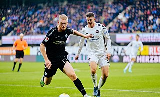 Kai Klefisch (l.) verlässt den SC Paderborn und schließt sich dem Bundesligaabsteiger Darmstadt 98 an. - Besim Mazhiqi