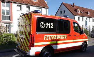 Feuerwehreinsatz im Kinzigweg. - Paul Brinkmann