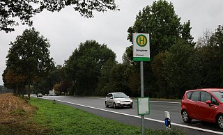 In einer Stichstraße Richtung Nordhagen soll der tödlich verlaufende Polizeieinsatz stattgefunden haben. - Regina Brucksch