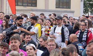 Zum EM-Auftakt gegen Schottland haben die Deutschland-Fans das Spiel der DFB-Elf ohne Niederschlag anschauen können. - Oliver Krato