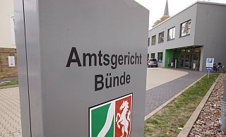 Verhandelt wurde vor dem Amtsgericht in Bünde. - Niklas Krämer