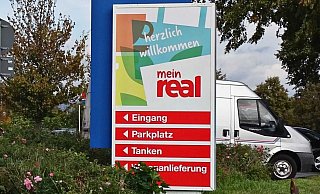 Der Mein-Real-Markt in Brakel schließt Ende März 2024. - Moritz Räker