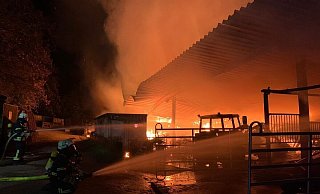 Im Mai ist eine Scheune im Kreis Herford komplett ausgebrannt. - Feuerwehr Vlotho
