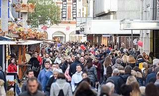 Der Vorfall ereignete sich in einem Schuhgeschäft an der viel frequentierten Bahnhofstraße in Bielefeld. - Symbolfoto: Christian Weische