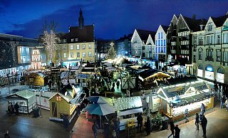 Der Gütersloher Weihnachtsmarkt 2023 ist bis zum 30. Dezember geöffnet. - Andreas Frücht