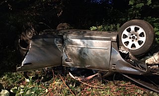 Das Auto wurde bei dem Unfall total zerstört. - NW