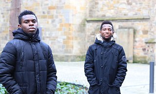 Anfang Dezember traf die NW Abeiku Appiah (l.) und Delali Norgbey das letzte Mal in Herford. - David Knapp