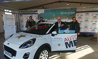 Ein Ford Puma ist der Hauptgewinn der diesjährigen Verlosungsaktion. - Beverungen Marketing