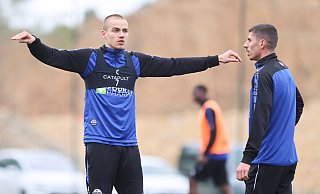 Die SCP-Stürmer Filip Bilbija (l.) und Koen Kostons haben mit Blick auf das Heimspiel gegen Fortuna Düsseldorf wohl gute Karten auf einen Startelfplatz. - Oliver Krato