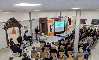 Der Festakt fand im Foyer der großen Ausstellungshalle statt. - Burkhard Battran