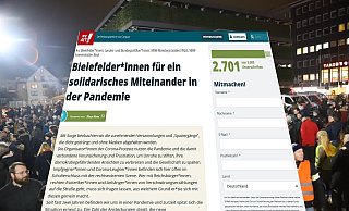 Der jüngste Zulauf bei den Impfgegner-Demos sorgt für zunehmend Kopfschütteln. Ein offener Brief gegen diese Bewegung findet derzeit viel Zuspruch. - Foto: Charlotte Mahncke, Screenshot: weact.campact.de