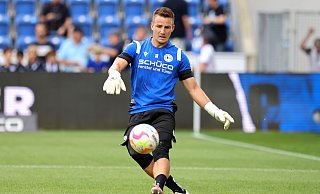 Torhüter Martin Fraisl bei seinem Debüt für Arminia Bielefeld. - Oliver Krato