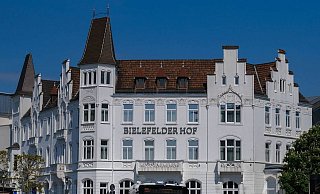 Die Turmsuite im alten Gebäudeteil des Bielefelder Hofs ist die teuerste Suite Bielefelds. - Andreas Zobe