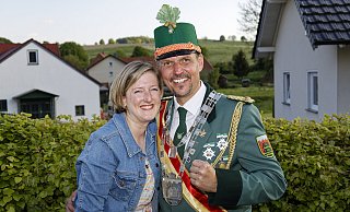 Ingo Kloss und Julia Beckmann sind das neue Königspaar in Schwaney. - Schützen Schwaney