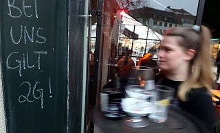 Im Restaurant Stahlberg am Alten Markt gilt die 2G-Regel. - Wolfgang Rudolf
