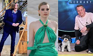 Güterslohs Bürgermeister Norbert Morkes, Model Sophia Dräger und Polizeihauptkommissar Alexander Hüske mit Hündin Summer waren alle 2022 im Fernsehen zu sehen. Morkes' Auftritt überraschte wohl am meisten. - Screenshot/Wotke, ProSieben/Richard Hübner, RTL/Markus Hertrich