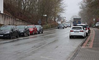 Die Brunnenstraße in Bad Driburg wird gesperrt. - Alexander Graßhoff