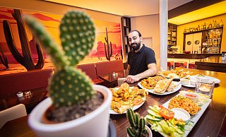 Ghaith Kassem hat sein mexikanisches Restaurant "Kaktus" eröffnet. - NW