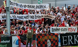 Missmut: Erkenschwicker Fans beklagen den vom Verband gewählten Finalort mit limitierter Kapazität. - Stefan Hageböke