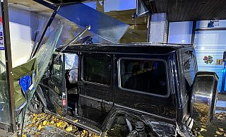 Das Schaufenster wurde komplett zerstört. - Privat