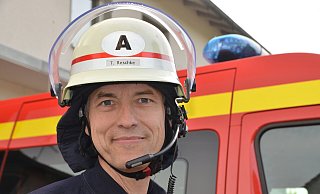 Thomas Reschke führt die Feuerwehr in Spenge. - Mareike Patock