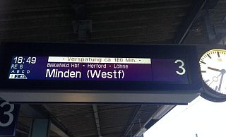 Die Bahn ist auch in Ostwestfalen-Lippe noch immer häufig verspätet. - dpa