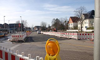 Der Niederwall wird bis Juli gesperrt. - Ingrun Waschneck