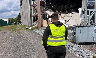 Nach dem Tornado sind Sicherheitsdienste besonders zur Bewachung beschädigter Gebäude gefragt. - Eduson Sicherheitsdienst