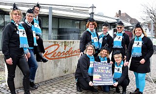 Michaela Bast (v. l.), Nicole Meyer, Diana Freytag, Birgit Reimann, Kathrin Polzin, Marlies Schuster und Simone Kube sowie Marietta Amft (vorn, v. l.), Verena Mann und Dagmar Zimmermann. - x