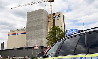 Brand in dem mehlverarbeitendem Betrieb "Milser Mühle". - Christian Weische