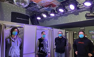 Patrick Maciejewski, Jens Kramer, Ralf Buschmann und Walent Cerkez. - Heimo Stefula
