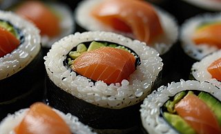 Ein Herforder Sushi-Restaurant wurde durch den Brand im Nachbarhaus in Mitleidenschaft gezogen. - Symbolbild: Pixabay