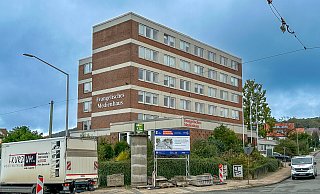 Das evangelische Medienhaus an der Cansteinstraße wurde verkauft. Ein Bielefelder Unternehmer bezieht die Räume im Frühjahr 2024. - © Andreas Zobe