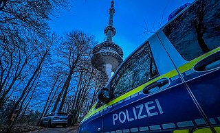 Feueralarm an der Bielefelder Hünenburg. - Paul Brinkmann