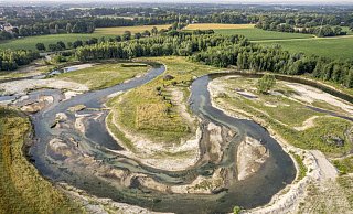 Die renaturierte Lippe bei Paderborn-Sande ist ein Paradebeispiel für gelungenen Hochwasserschutz. - NZO