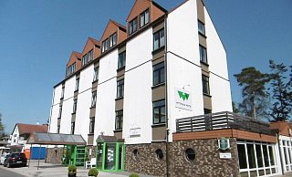 Im Hotel Mittwald an der Otlandsrtaße in der Espelkampr Kernstadt residiert der Bundespräsident drei Tage lang mit seinem Team. - Reinhard Günnewig