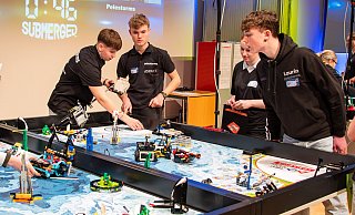 Die Pelestorms siegten auch im Robot Game, dem Kern der First-Lego-League. - Sergei Magel/HNF